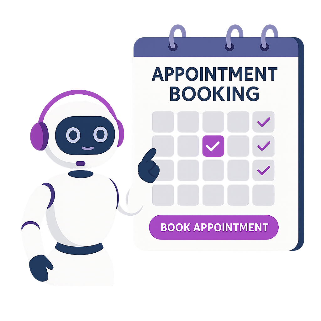 About Receptioner AI - Team members collaborating on AI appointment scheduling technology